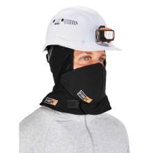 Liner on model under hard hat