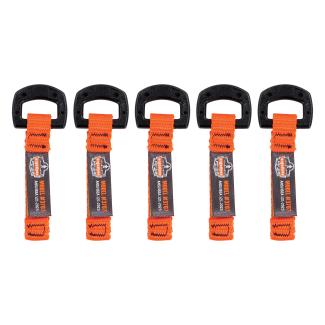 Squids 3707 Web Tool Tether Attachment - Non-Conductive D-Ring Tool Tails - 2lbs / 0.9kg (6-Pack)