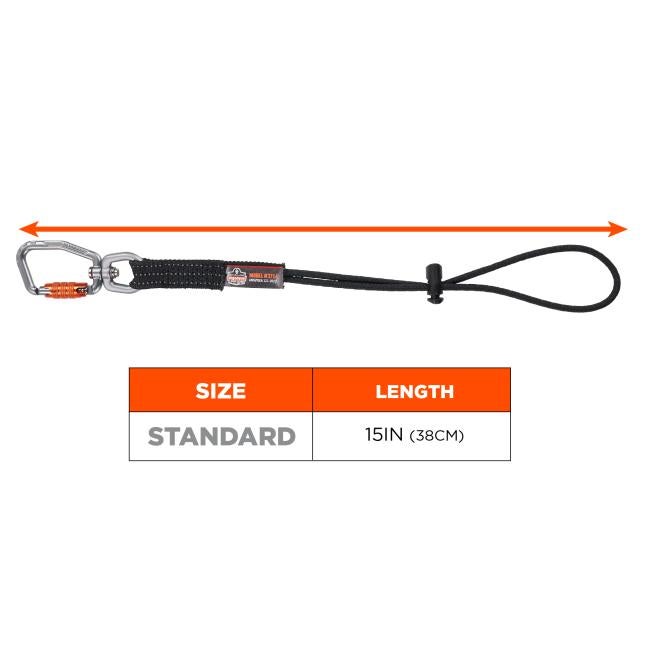 Size chart. Length of 15 inches or 38 cm