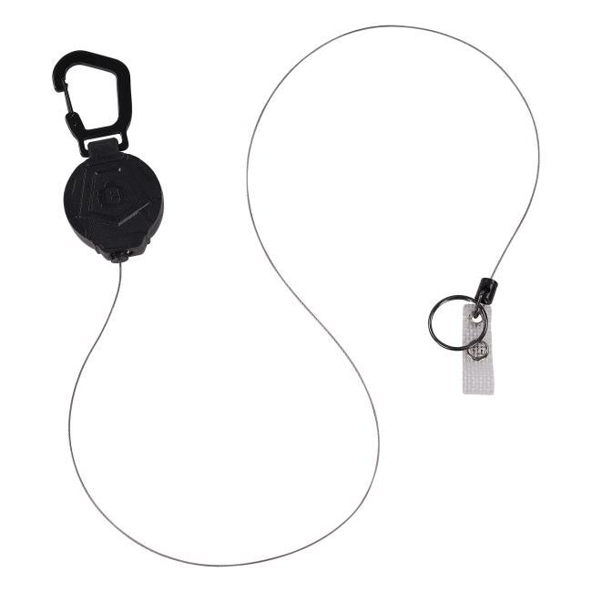 ID Badge Reel caribiner extended