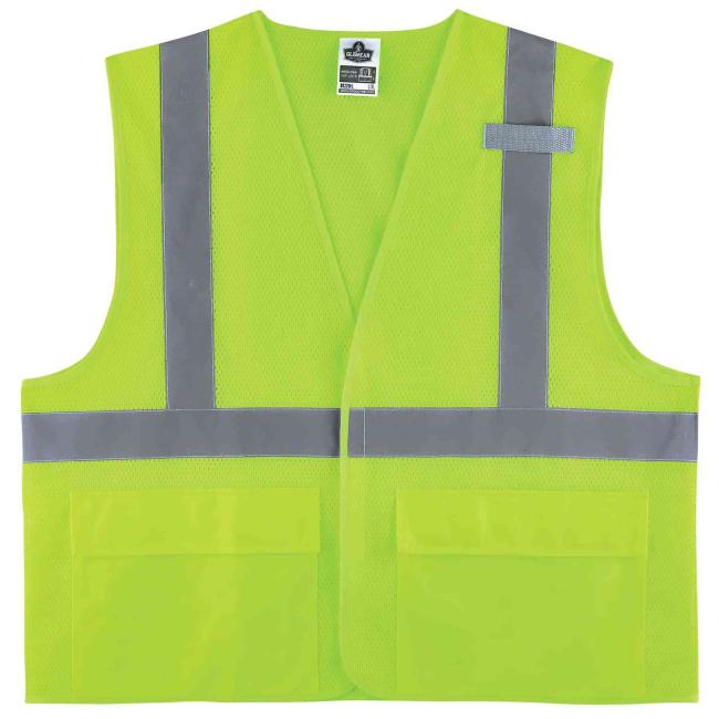 8220HL S/M Lime Type R Class 2 Standard Mesh Vest  image 1