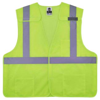 GloWear 8217BA Breakaway Hi-Vis Safety Vest - Type R, Class 2, 3 Pockets