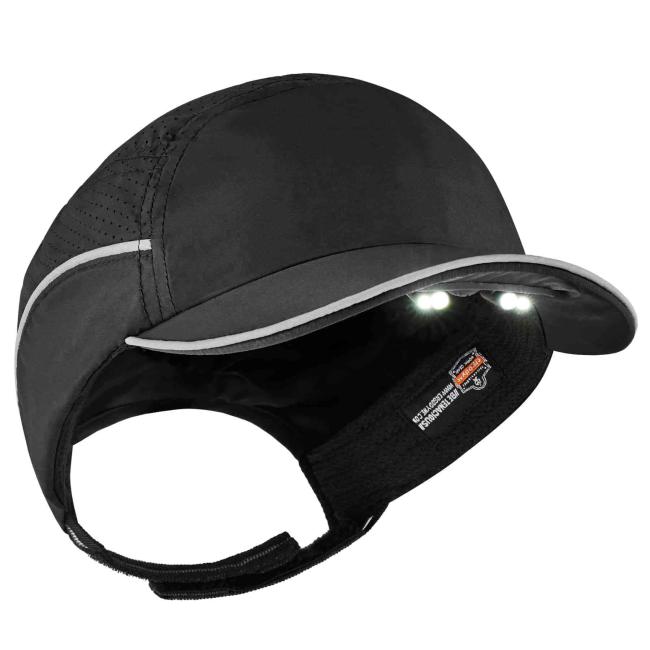 Front of LED bump cap