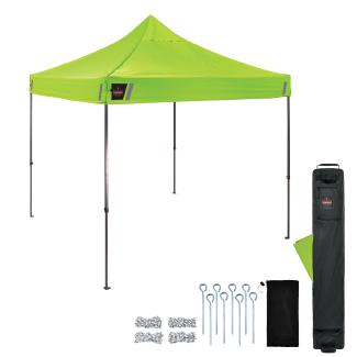 SHAX 6002 Heavy-Duty Pop-Up Tent - 10ft x 10ft