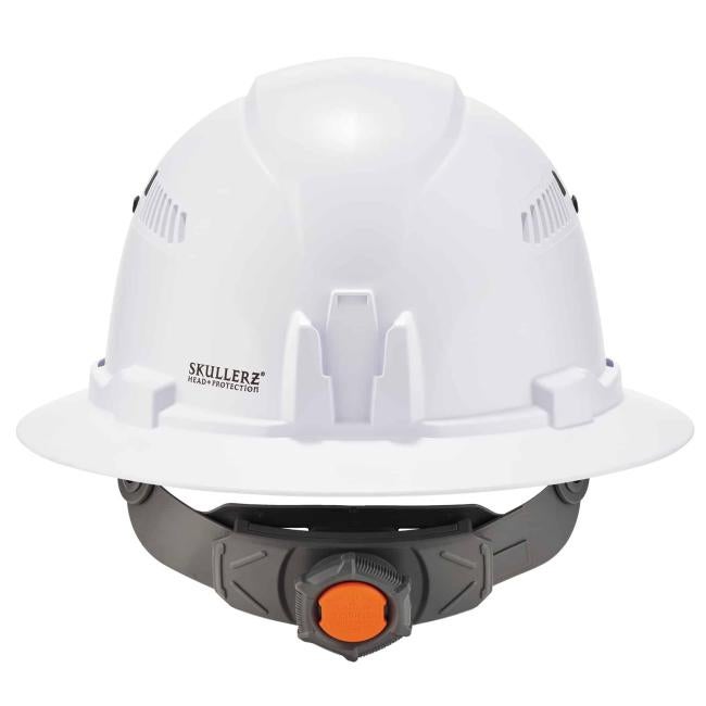 back of hard hat