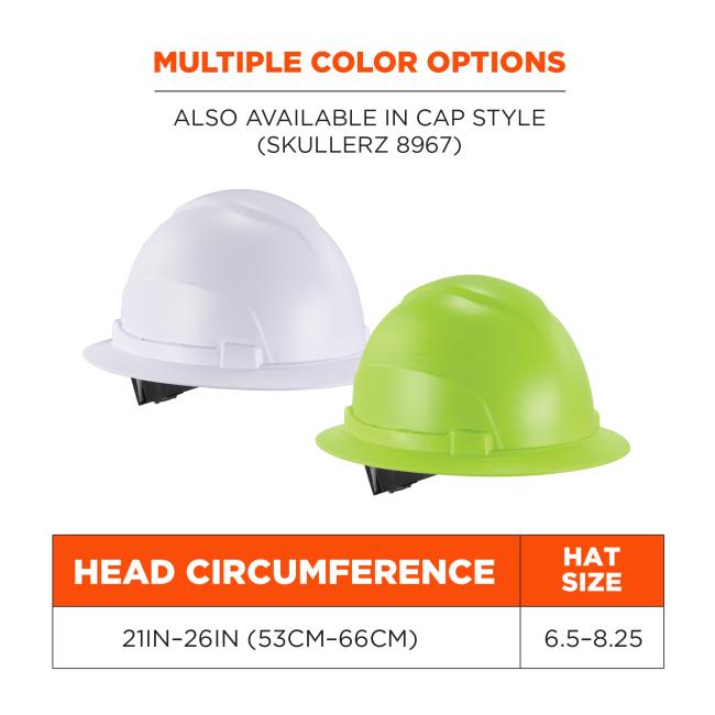 Multiple color options Ð lime, white. Also available in cap style (SKULLERZ 8967). Head circumference 21in-26in (53cm-66cm). Hat size (6.5 to 8.25)
