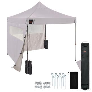 SHAX 6056 Heavy-Duty Pop-Up Tent Kit - Mesh Windows - 10ft x 10ft