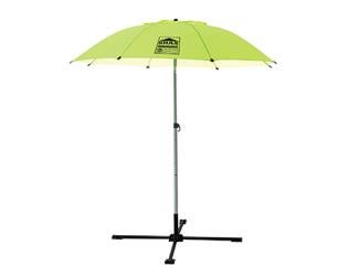 Umbrella on stand