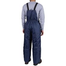 Back of essential insulated freezer overalls on model