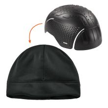 Zippered winter beanie hat bump cap features a bump cap insert to help aid head protection from bumps and bruises