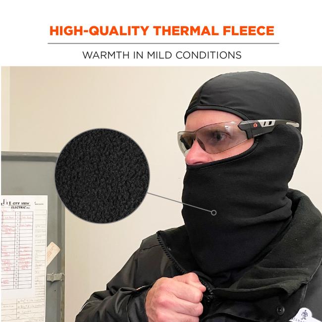 High-Quality Thermal Fleece: Offers warmth in mild conditions.