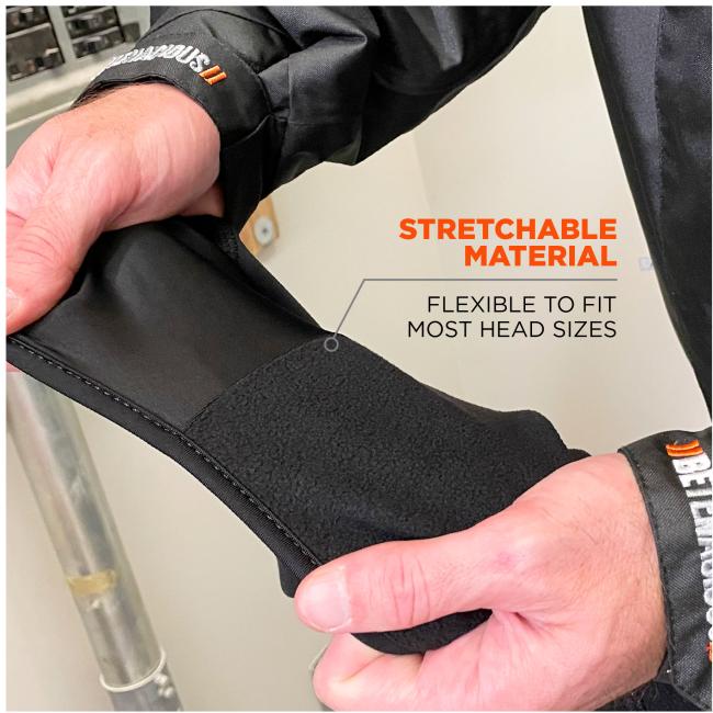 Stretchable Material: Flexible to fit most head sizes.