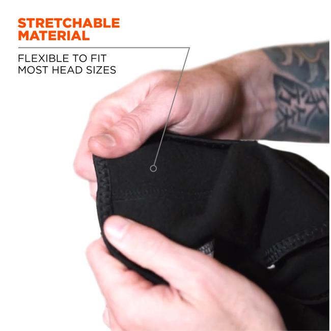 Stretchable Material: Flexible to fit most head sizes.