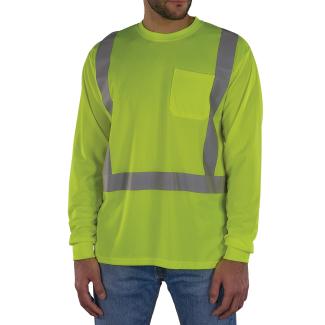 GloWear 8284 Essential Hi-Vis Long Sleeve T-Shirt - Type R, Class 2