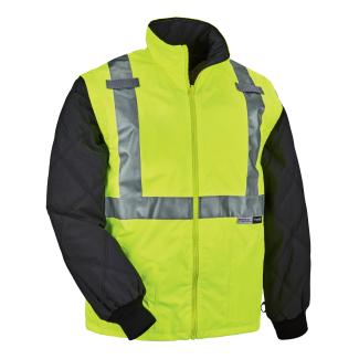 GloWear 8287 Hi-Vis Winter Jacket and Vest with Detachable Sleeves - Type R, Class 2
