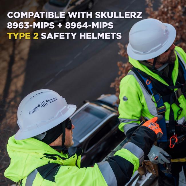 Compatible with Skullerz 8963-MIPS and 8964-MIPS Type 2 Safety Helmets