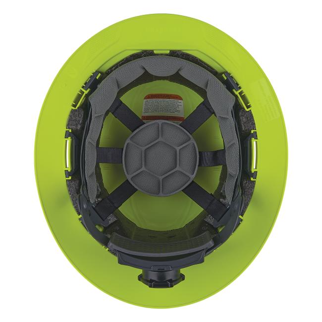 Under view of mips type 2 full brim safety helmet