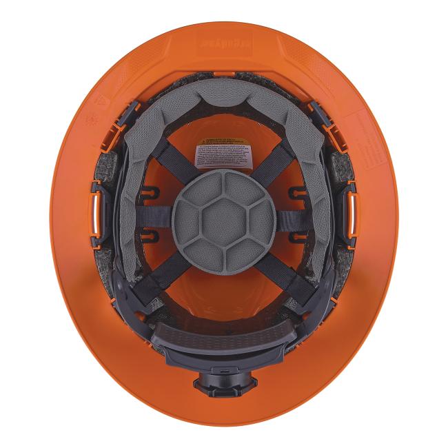 Under view of mips type 2 full brim safety helmet