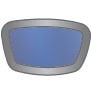 Ice Blue Mirror Lens, Matte Gray Frame