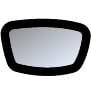 Silver Mirror Lens, Black Frame