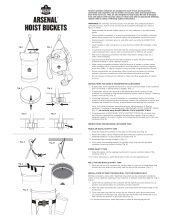 arsenal gear tool storage hoist buckets instructions pdf