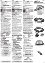 skullerz 8885 rechargeable wide beam headlamp strap user instructions pdf