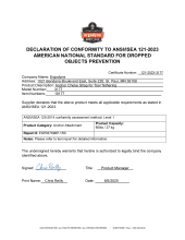 squids 3177 ansi isea 121 2023 certificate of compliance pdf